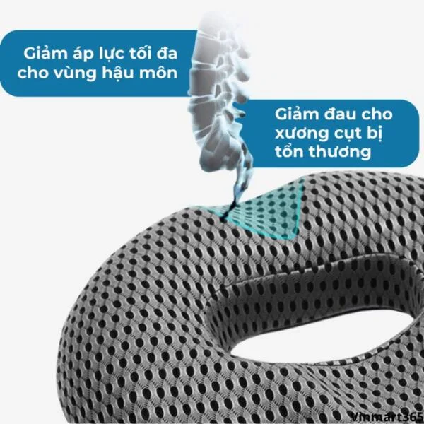 Gối Lót Ghế Ngồi Y Tế Chống Trĩ CECILA Chính Hãng slide 4