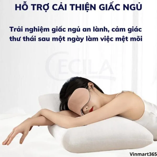 Gối Ngủ CECILA Gòn Tinh Khiết Cao Cấp slide 6