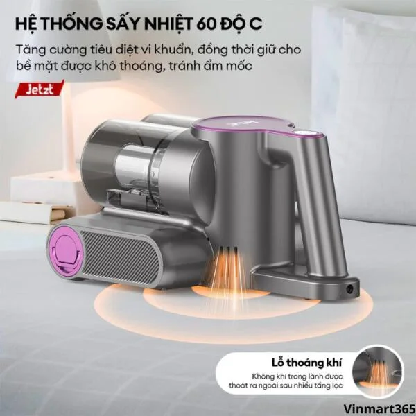 Máy Hút Bụi JETZT J9 Giường Nệm Diệt Khuẩn UV Cao Cấp slide 5