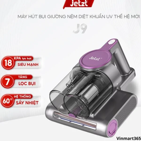 Máy Hút Bụi JETZT J9 Giường Nệm Diệt Khuẩn UV Cao Cấp slide 7