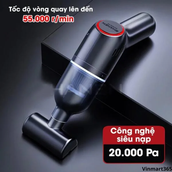 Máy Hút Bụi SHANEN Mini Không Dây Chính Hãng slide 6