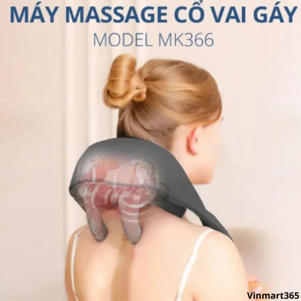 Máy Massage Cổ Vai Gáy KACHI MK366 Chính Hãng slide 7