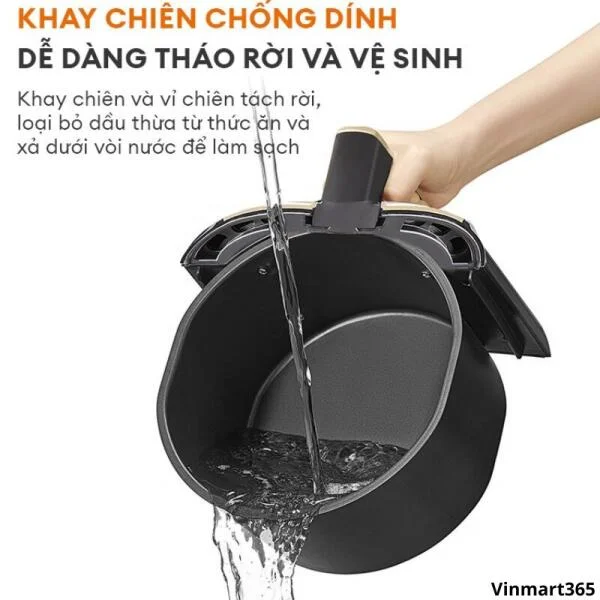 Nồi Chiên Không Dầu Gaabor AF65M-BK01A Cao Cấp slide 6