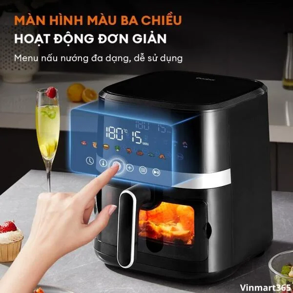 Nồi Chiên Không Dầu GAABOR AF65T-BK01A Cao Cấp slide 6