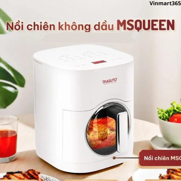 Nồi Chiên Không Dầu Masuto MSQueen Cao Cấp slide 2