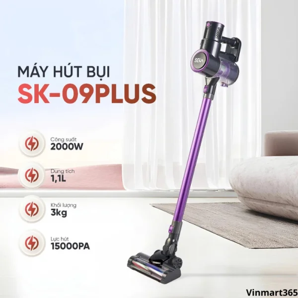 Máy Hút Bụi SEKA SK-09MAX PLUS Cao Cấp slide 5