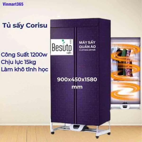 Tủ Sấy Quần Áo Besuto BST-4026 Chính Hãng slide 2