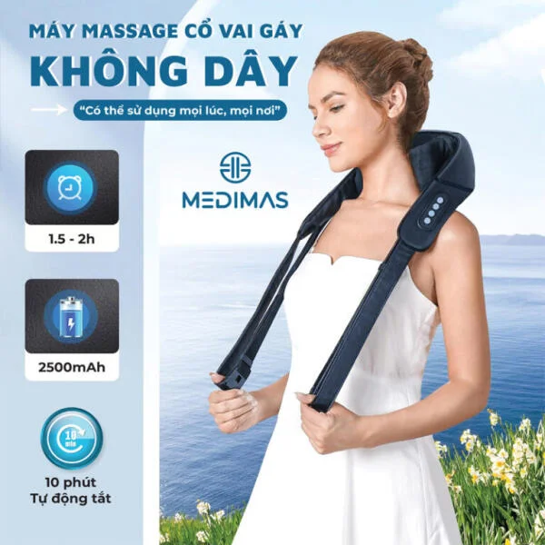 Máy Massage Cổ Vai Gáy Medimas NM-01 Chính Hãng slide 6