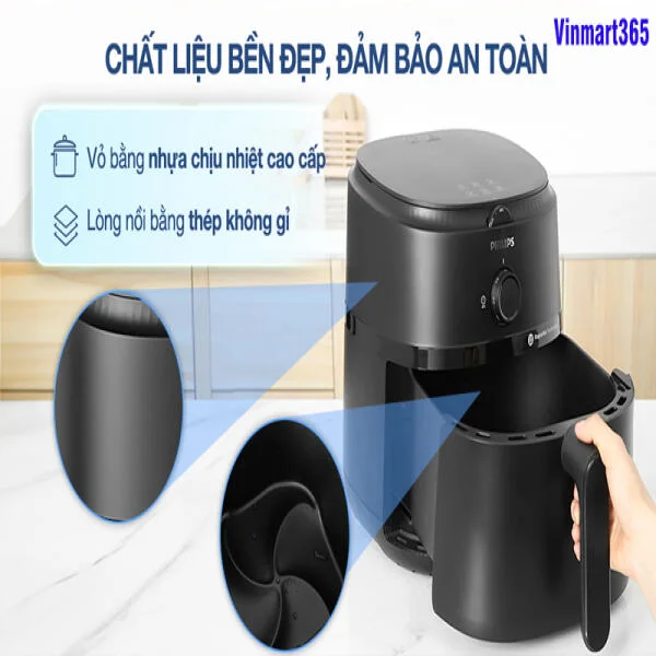 Nồi Chiên Không Dầu Philips NA130/00 Chính Hãng slide 6