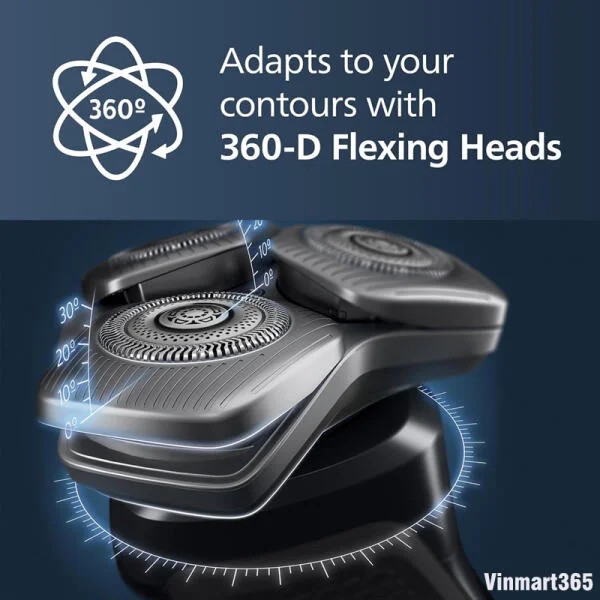Máy Cạo Râu Philips Norelco Shaver 9400 S9502/83 Chính Hãng slide 5