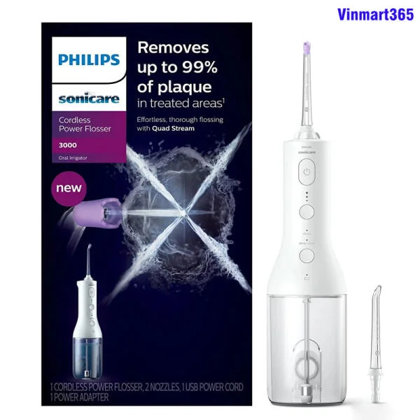 Máy Tăm Nước Philips HX3826/31 Chính Hãng slide 3