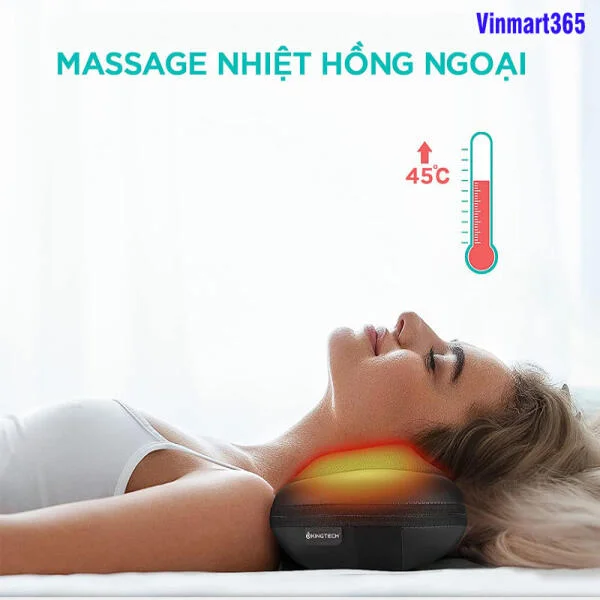 Gối Massage Hồng Ngoại Kingtech KP-315 Cao Cấp slide 4