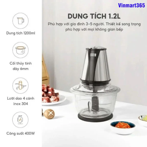 Máy Xay Thịt Lebenlang LBL1930 Cao Cấp slide 6