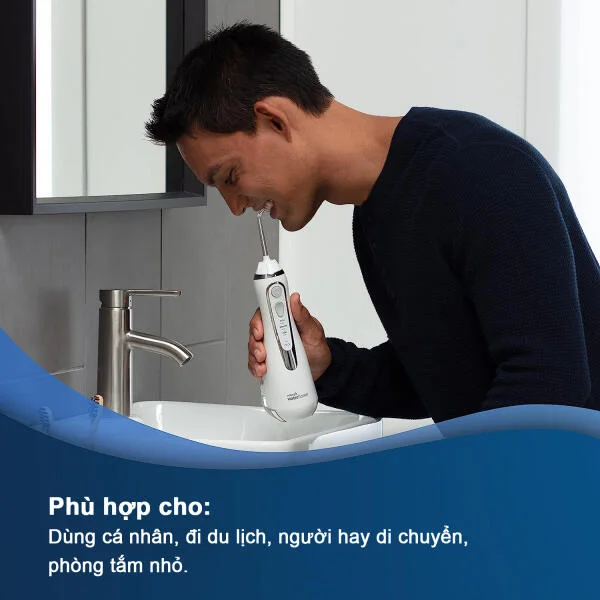 Máy tăm nước Waterpik Cordless Advanced 2.0 WP-580 Chính Hãng slide 4