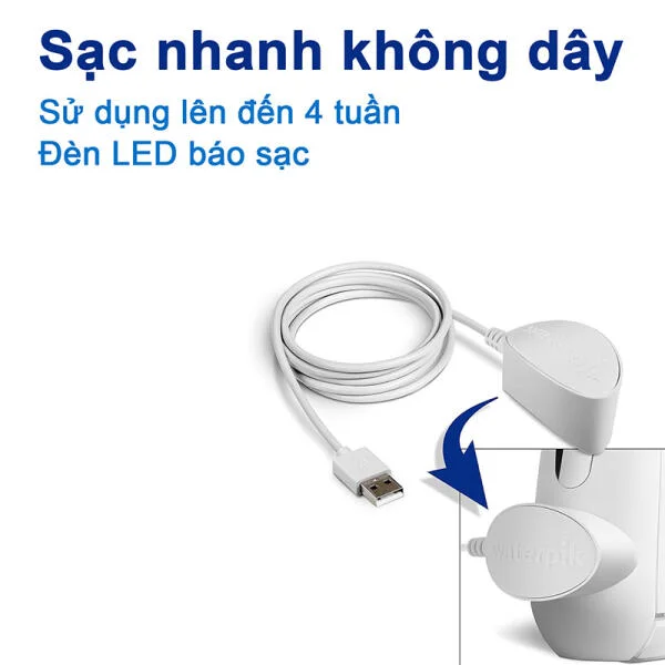 Máy tăm nước Waterpik Cordless Advanced 2.0 WP-580 Chính Hãng slide 8