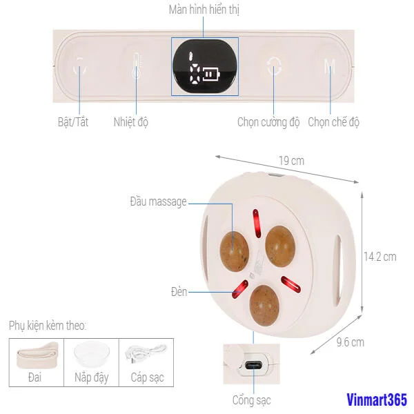 Máy Massage Đai Bụng Philips PPM4371 Chính Hãng slide 3