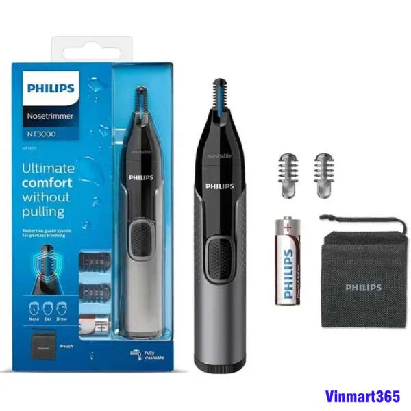 Máy Tỉa Lông Mũi Philips NT3650/16 Chính Hãng slide 2