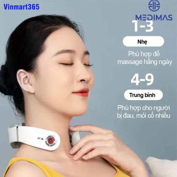 Máy Massage Cổ Vai Gáy Medimas 8D Chính Hãng slide 4