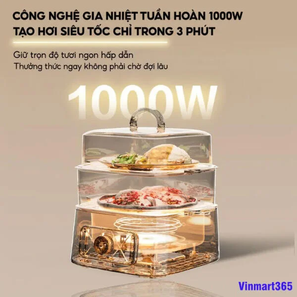 Nồi Lẩu Hấp Đa Năng AQUA ASMC-ES902(W) slide 4