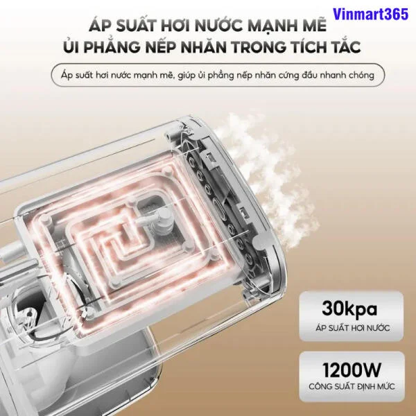 Bàn Ủi Hơi Nước AQUA AQS-W2598(W) Chính Hãng slide 4