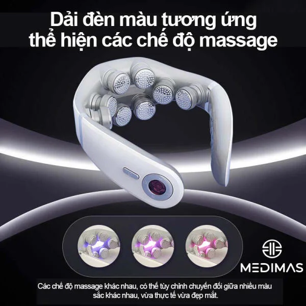 Máy Massage Cổ Vai Gáy Medimas 8D Chính Hãng slide 5