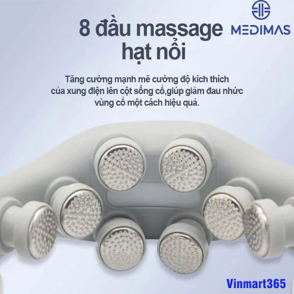 Máy Massage Cổ Vai Gáy Medimas 8D Chính Hãng slide 6