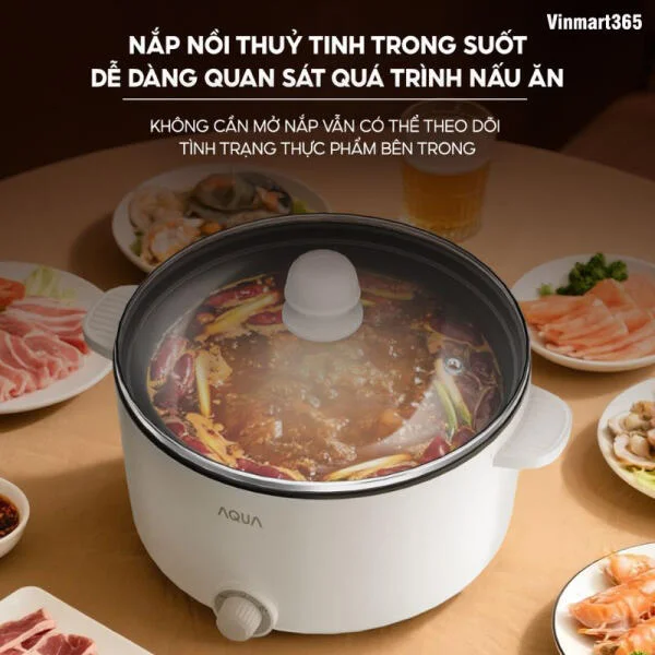 Nồi Lẩu Điện Đa Năng AQUA AQS-EP3Y Chính Hãng slide 6