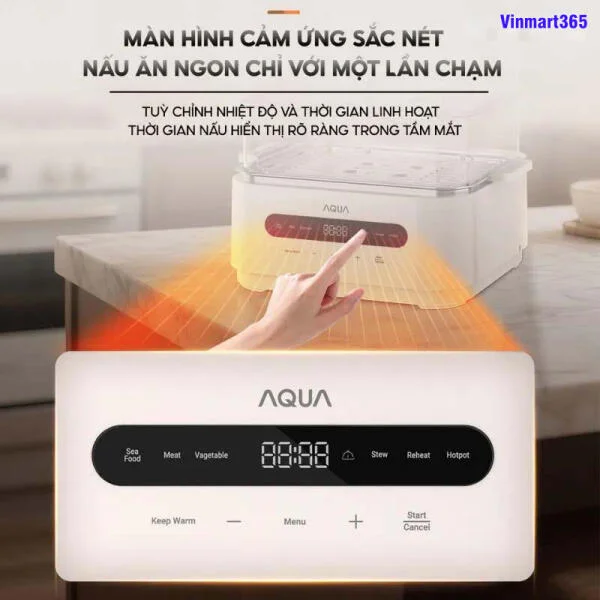 Nồi Hấp Đa Năng AQUA ASMC-ES101(W) Chính Hãng slide 6