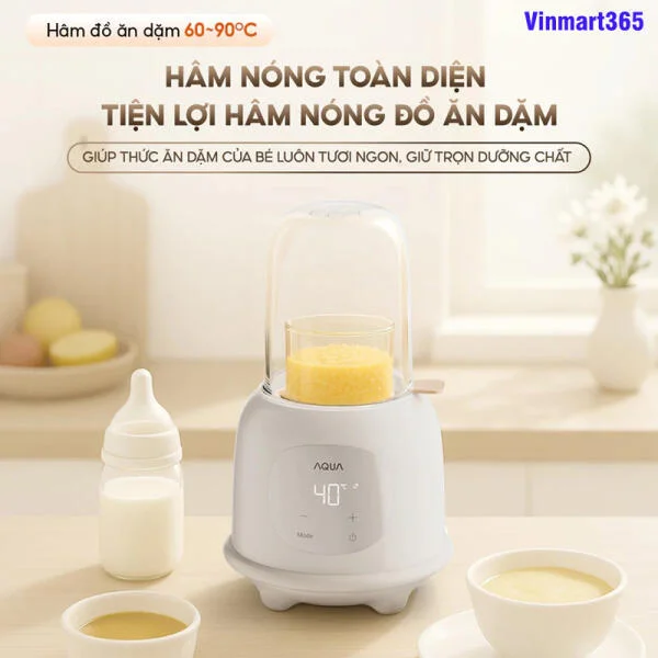Máy Hâm Sữa AQUA AQS-WS21T Chính Hãng slide 7