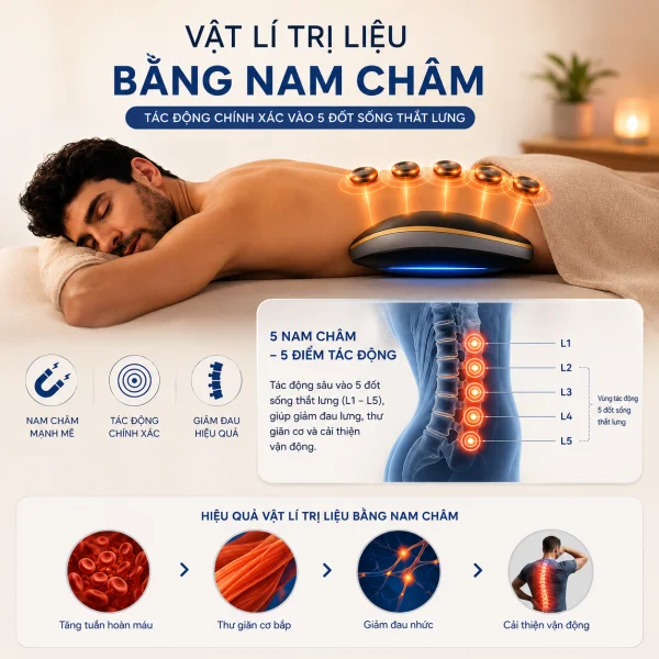 Máy Massage Lưng Medimas LM-01 Pro Chính Hãng slide 7