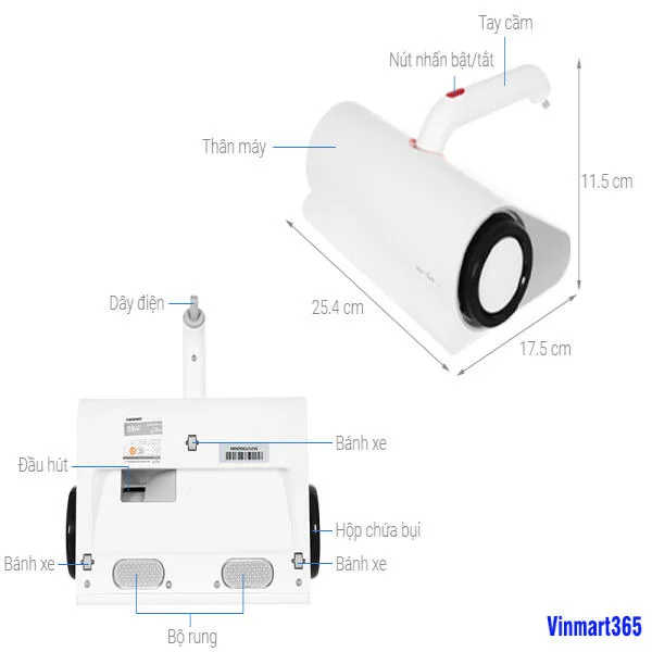 Máy Hút Bụi Đệm Giường Deerma CM300 slide 3