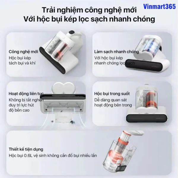 Máy Hút Bụi Giường Đệm DEERMA DEM-CM980 slide 3