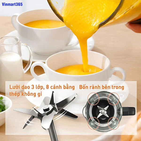Máy Làm Sữa Hạt Panasonic MX-HG6401KRA Chính Hãng slide 5