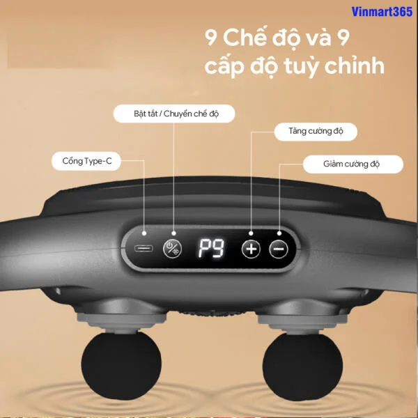 Máy Massage 6 Đầu Kachi MK390 Chính Hãng slide 6