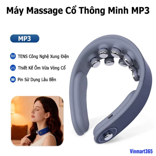Máy Massage Cổ Bomidi MP3 Chính Hãng slide 2