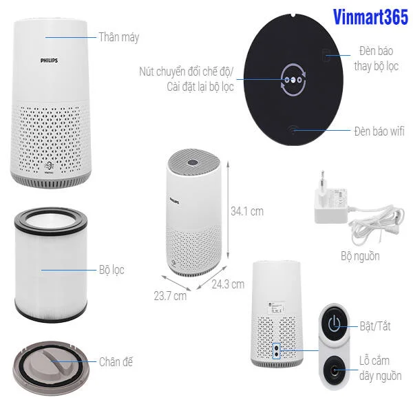 Máy Lọc Không Khí Philips AC0650/10 slide 3