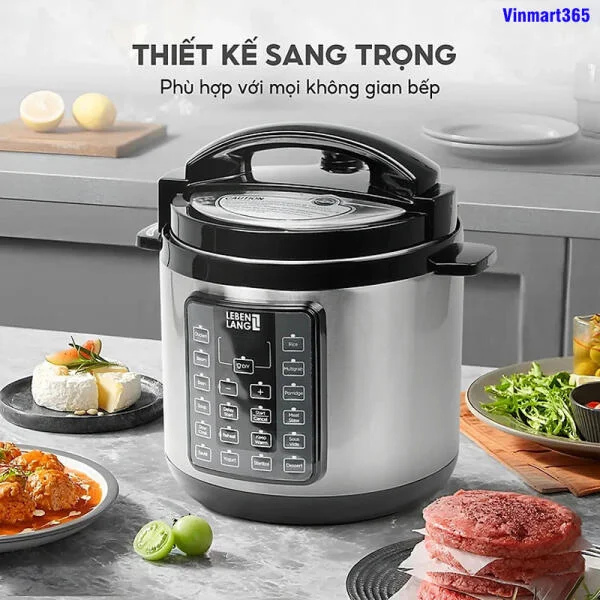 Nồi Áp Suất Điện Tử Lebenlang LBL0908 slide 2