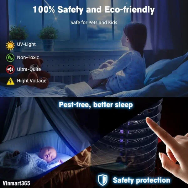 Đèn Bắt Muỗi Electric EGS-02 Chính Hãng slide 5