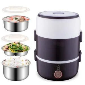 Hộp Cơm Giữ Nhiệt 3 Tầng Cắm Điện