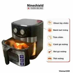 Nồi Chiên Không Dầu Nineshield KB-8002 10.5L