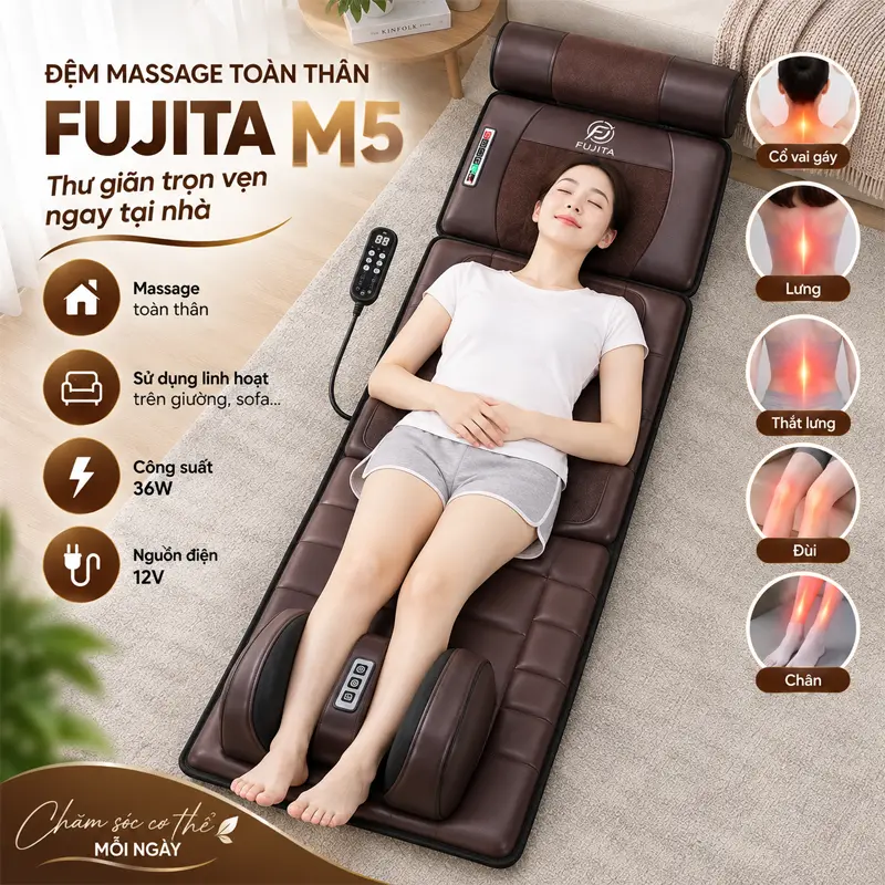 đệm massage FUJITA M5