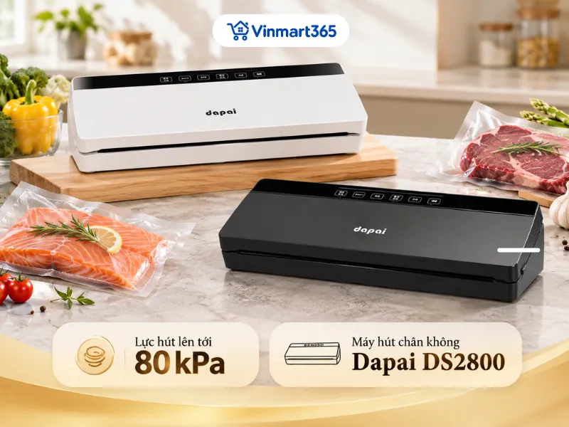 Lực hút công bố lên tới 80 kPa