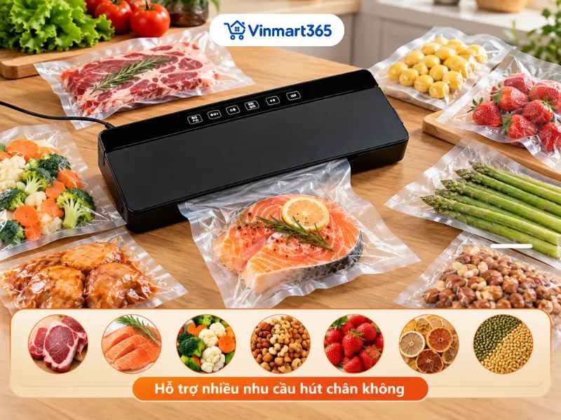Hỗ trợ nhiều nhu cầu hút chân không