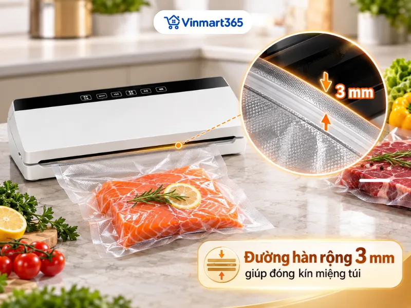 Hỗ trợ túi có miệng rộng tối đa 30 cm
