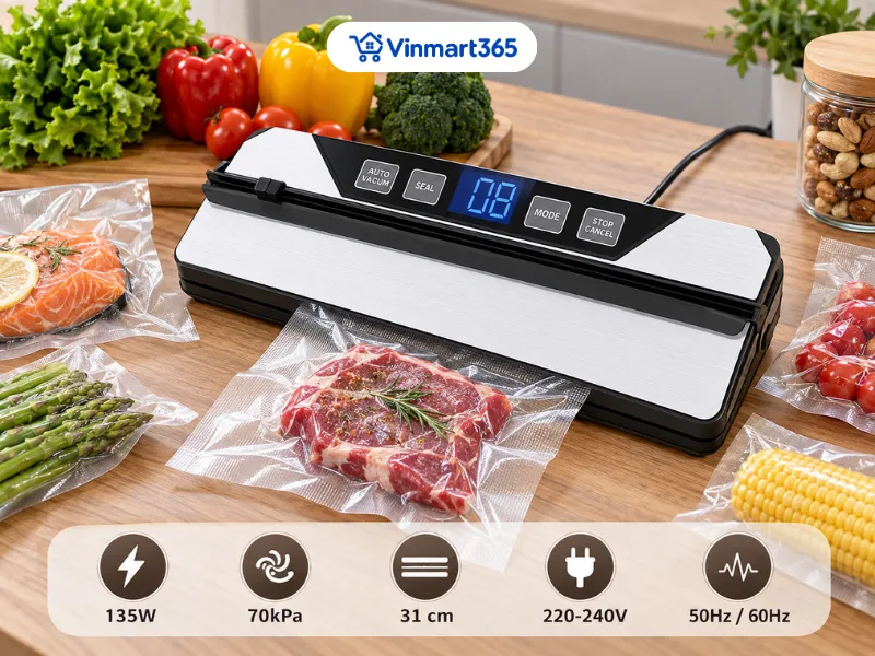 Thông tin sản phẩm máy hút chân không Vacuum Sealer AP-23