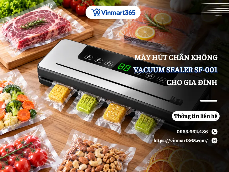 Đánh Giá Máy Hút Chân Không Vacuum Sealer SF-001 Chi Tiết