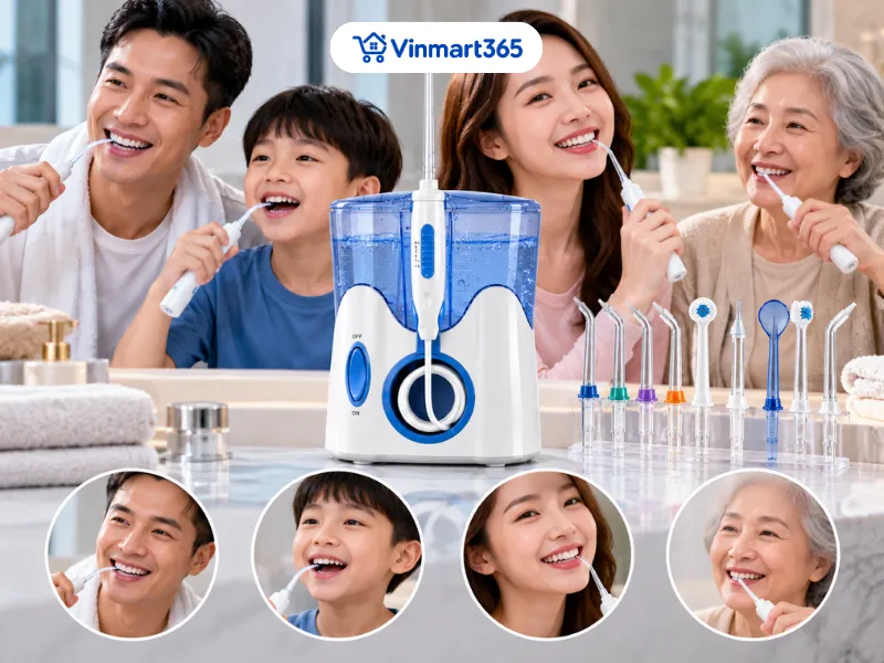 Một máy có thể phục vụ nhiều thành viên trong gia đình