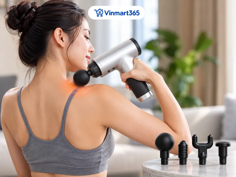 Tính năng nổi bật của súng massage cầm tay đa năng