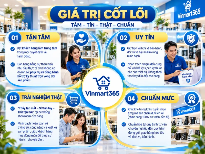 Giá Trị Cốt Lõi Của Vinmart365