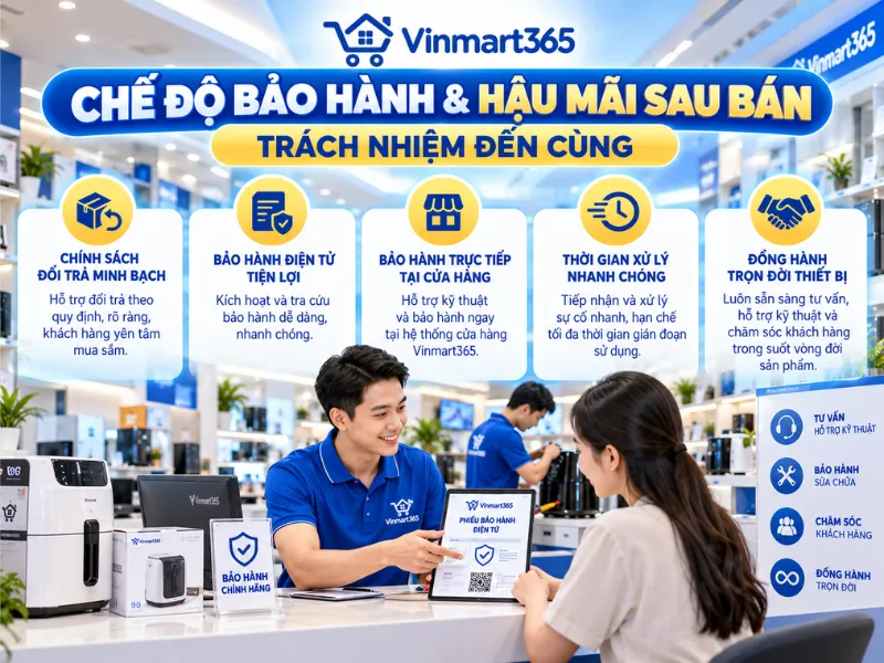 Chế Độ Bảo Hành & Hậu Mãi Sau Bán – Trách Nhiệm Đến Cùng